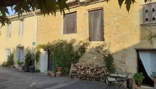 Cassaignes, 2 maisons de village rénovées avec terrasse 