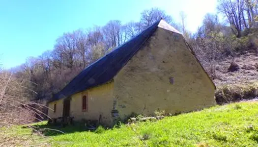 Vends Grange à Ousté, Hautes-Pyrénées, isolée, calme, terrain, ruisseau - 2 chambres, 98m²