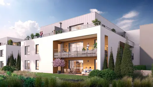 A vendre un appartement T3 avec terrasse et jardin dans le Domaine Des Arches à Marly - Metz