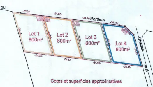 Vente Terrain 800 m² à Fontaine-Simon 27 000 €
