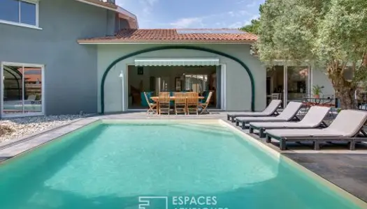 Villa familiale avec piscine toute saison 