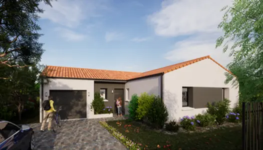 Projet de construction d'une maison neuve de 92.96 m² avec terrain à BOUGUENAIS (44) 