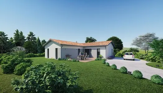 Terrain + maison plain-pied 90 m² Lancié