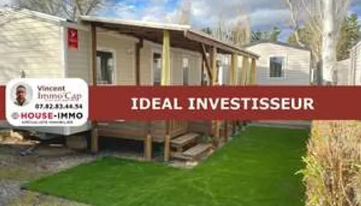 Vias - Mobil Home de type 3 pour 27 m² - Idéal Investisseur ou Résidence secondaire