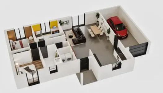 Maison 4 pièces 90 m² 