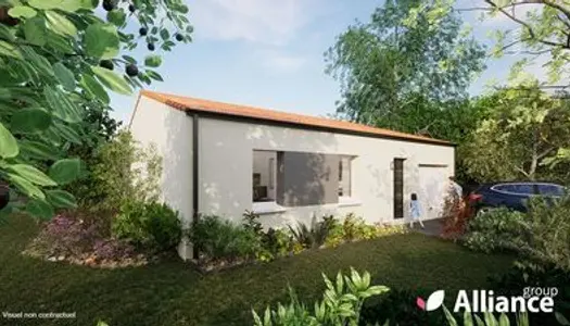Projet de construction d'une maison neuve de 81.98 m² avec terrain à FONTENAY-LE-COMTE (85)