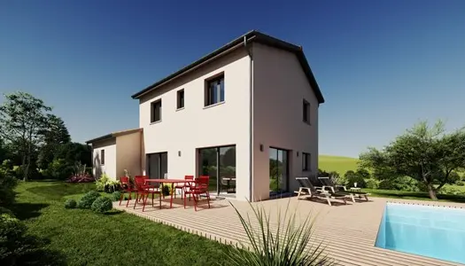 Terrain + maison étage 100 m² Lozanne 