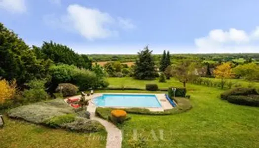 CHAMBOURCY versant Sud, maison contemporaine avec piscine 