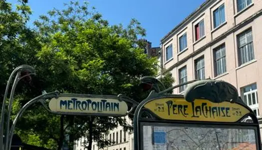 Vends Grand 5 Pièces avec Potentiel Place Auguste Métivier au pied du Métro Père-Lachaise 