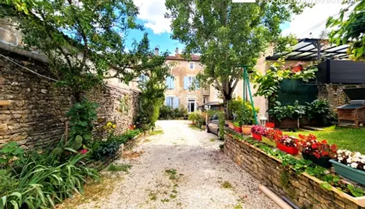 Belle et grande maison de ville du 18eme: 9 pièces et deux logements indépendants dans cou 