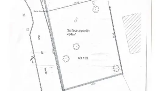 Terrain constructible 484 m2