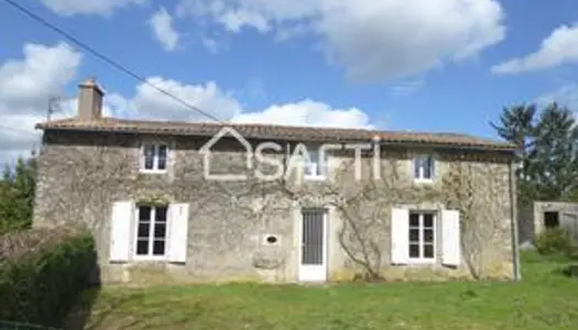 Maison en pierre, 4 chambres et un bureau, 10 hectares de terrain !!