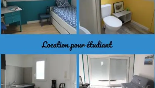 Location étudiante studio 22 m2 duplex 