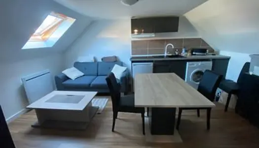 Appartement T2meublé de 32 m2 au centre de LAMPAUL GUIMILIAU 