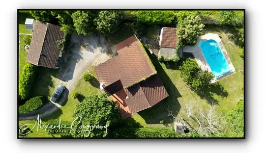 Dpt Tarn (81), à vendre PALLEVILLE maison P5 de plain-pied d'environ 110 m² avec piscine et double 