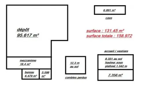 Maison 3 pièces 178 m² 