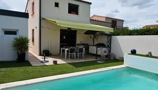 Belle maison a marseillan avec jardin et piscine 