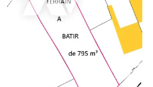 Terrain 795 m²