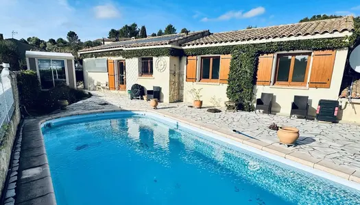 Villa de plain-pied avec jardin, maison d'été et piscine dans le MinervoisLe titre de votre annonc