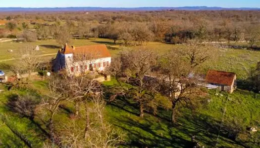 Bel ensemble Quercynois sur 5 hectares de terrain