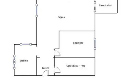 Appartement 50m2 rénové avec jardin