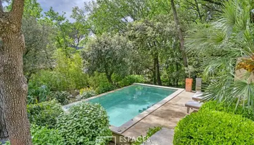 L'inattendue à Chusclan, maison avec vue et piscine