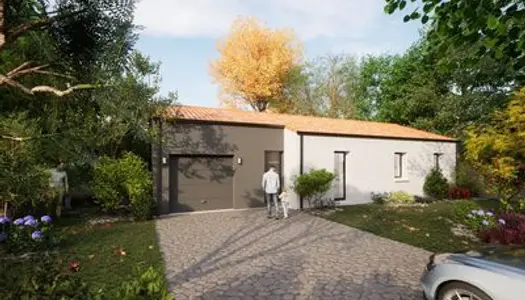 Projet de construction d'une maison neuve de 86.75 m² avec terrain à BOUAYE (44) 