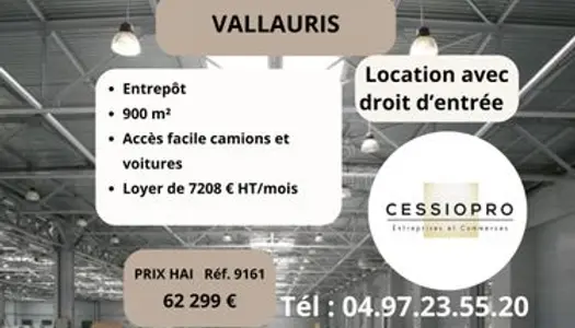 Entrepôt 900 m² Vallauris