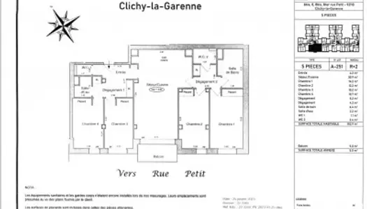 Appartement 5 pièces 104 m² 