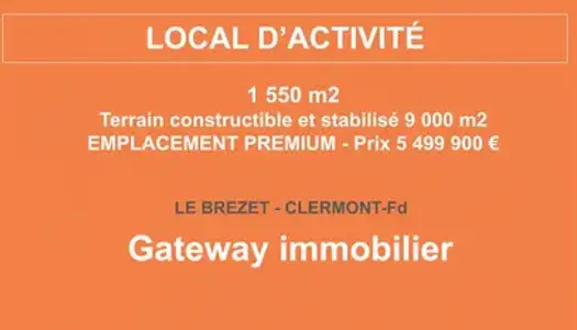 VENTE ENSEMBLE IMMOBILIER PROFESSIONNEL 1550m2 AVEC RÉSERVE 