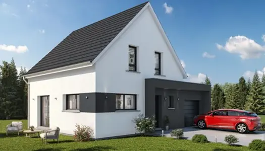 Terrain constuctible + maison de 96 m² à Hagenthal le Bas 
