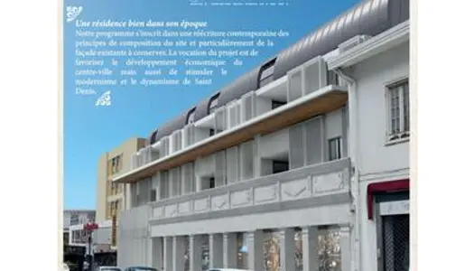 Appartement Neuf Saint-Denis 2p 58m² 472000€