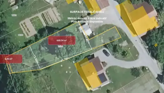Vente Terrain 685 m² à Cornier 195 000 €