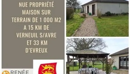 Vente en nue propriété - F79 ans - VERNEUIL SUR AVRE (27130)