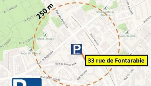 Parking sous sol - 11m² - Paris