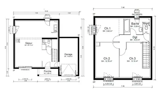 Vente Maison neuve 94 m² à Villars-les-Dombes 266 100 €