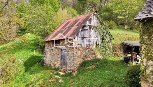 Grange de 46 m2, CU + élec sur 6 596 m2 de terrain 