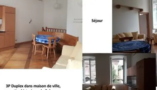 Chambre meublée, en colocation dans 3P en duplex à Colmar centre historique