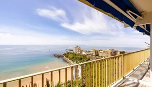 BIARRITZ, VENTE APPARTEMENT EN NUE-PROPRIÉTÉ AVEC VUE MER 