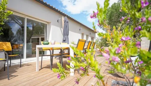 BASSAN - EN EXCLUSIVITE - Terrain de 336 m² avec maison neuve plain-pied de 90 m2, Hérault