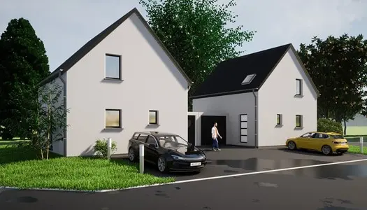 Au calme, maison RE 2020 jumelée par les garages à turckheim à 5 de colmar