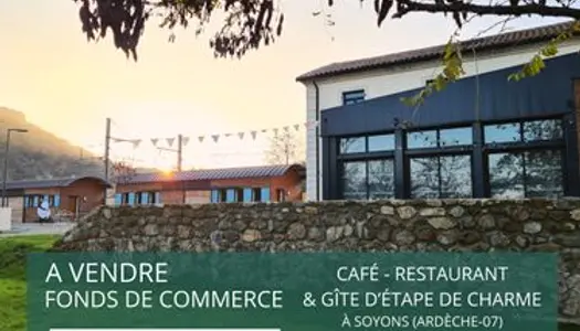 Fonds de commerce - Café, Restaurant, Gîte d'étape de charme - Soyons (07)