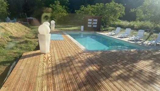 Maison de Plein Pied avec piscine