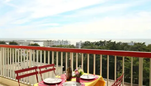 Pornichet, appartement vue mer situé au 7 ème étage d'une reside