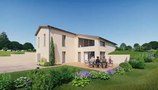 Terrain + maison étage 130 m² Valsonne