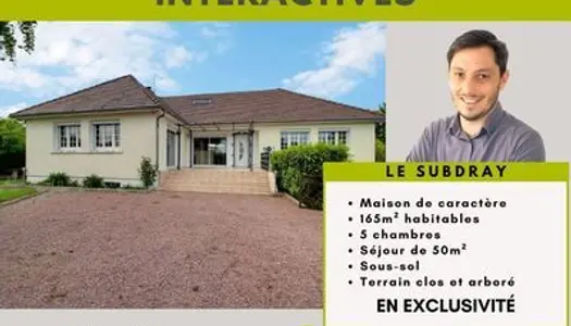 Maison - Villa Vente Le Subdray 6p 165m² 230000€