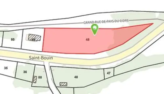 Terrain 3160 m² Saint-Mards-en-Othe 