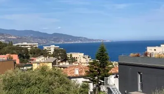 AU DERNIER ETAGE - CAVE - PARKING S/SOL - CAP MARTIN 