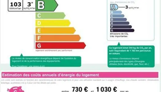 Belle maison très bonne performance énergétique 