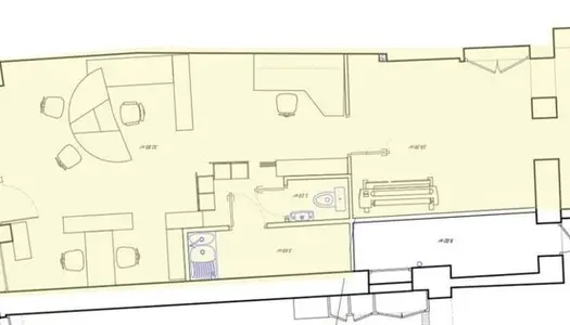 Bureau 57 m² 